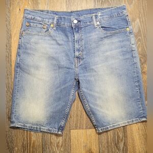 Levi's 511 Mens Size 38 Denim Jean Shorts Bermuda Light Wash